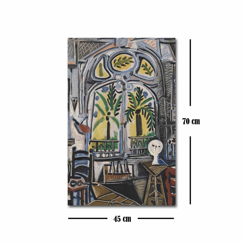 Pablo Picasso - peinture sur toile tendue