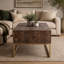 Table basse - Taupe - Style transitionnel