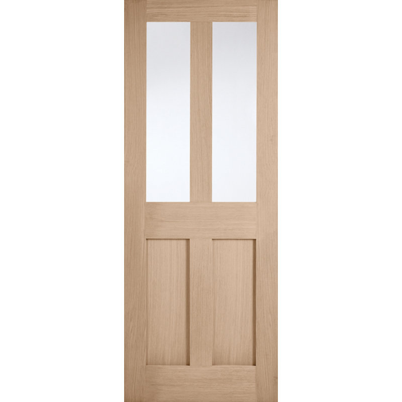 London 2L Pre-finished Oak Doors, 76.2mm x 198.1mm