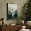 Quiet Northern Forest Scandinavian - Wrapped Canvas-1864211734-1864211735