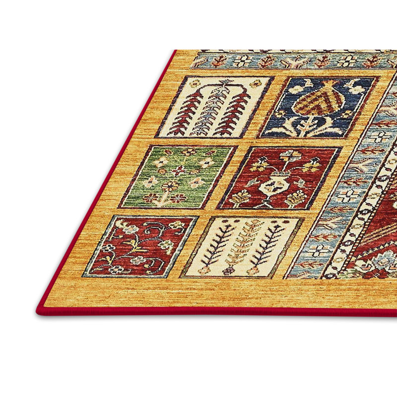Abstract Indoor Rug, Rectangle 2' x 4'