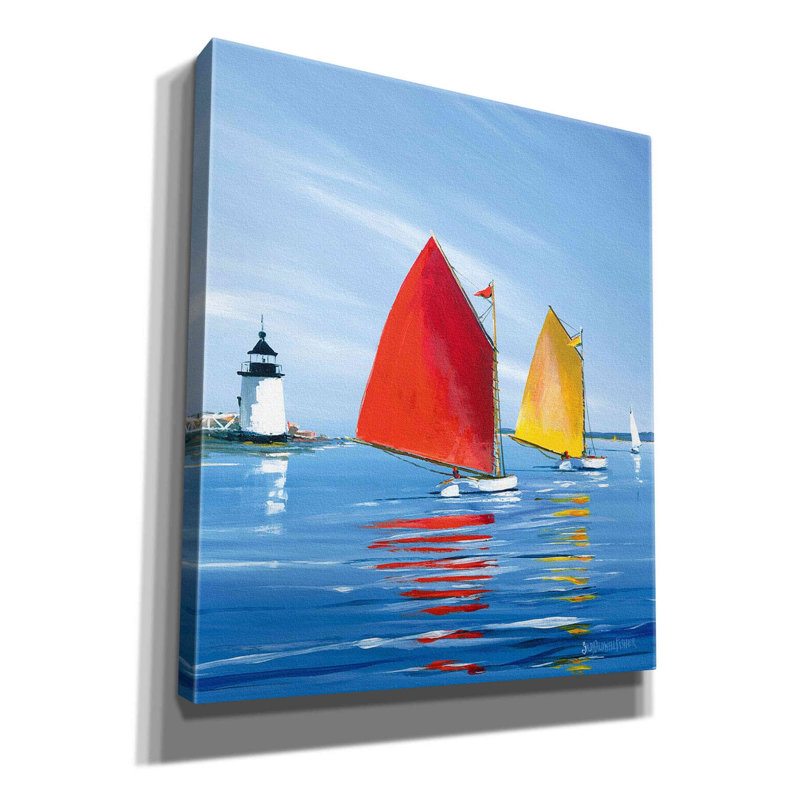 «Horizon Light» par Sally Caldwell Fisher, estampe numérique sur toile, H 30 po x l 26 po x P 1,5 po