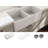 33'' L Double Bowl Fireclay Kitchen Sink-87197356