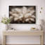 Art rétro avec feuilles de palmier, photos de salon botanique tropical, impression sur toile encadrée-126136839-126136834