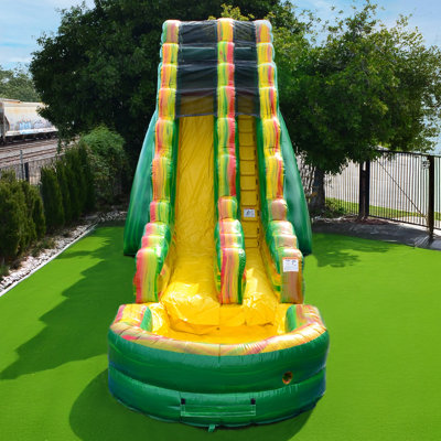 JumpOrange Amazon River 19 ft Inflatable Water Slide (with Blower)