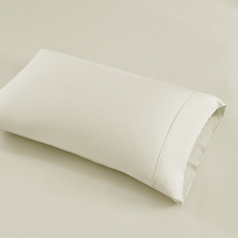 Ivory California King Cotton Blend 4-Piece Sheet Set