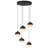 Moorcroft 5 - Light Led Cluster Pendant With Integrated Led,glass Globes Pendant Lighting For Kitchen Island Bedroom Dining Room Foyer - 11.41'' W-2038195493-2037955800