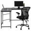 Humberto L-Shaped Steel Writing Desk-657793212-657795282