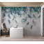Murale botanique Peel & Stick - Brise saphir-2058586042