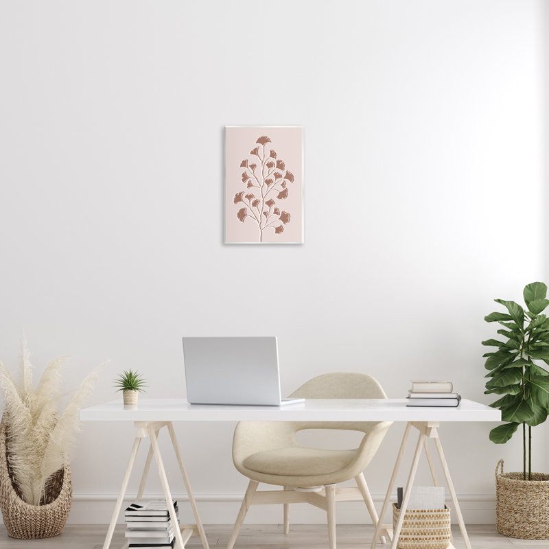 Art mural Gingko, par Martina Pavlova, H 15 po x l 10 po