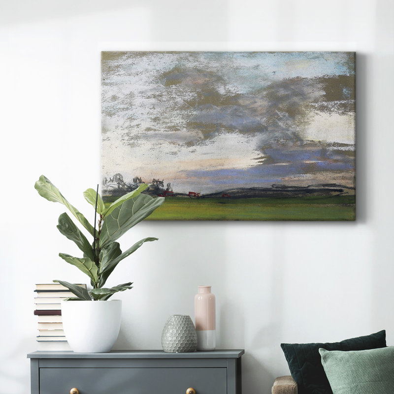 Paysage 01 - Toile tendue avec châssis, H 12 po x l 18 po