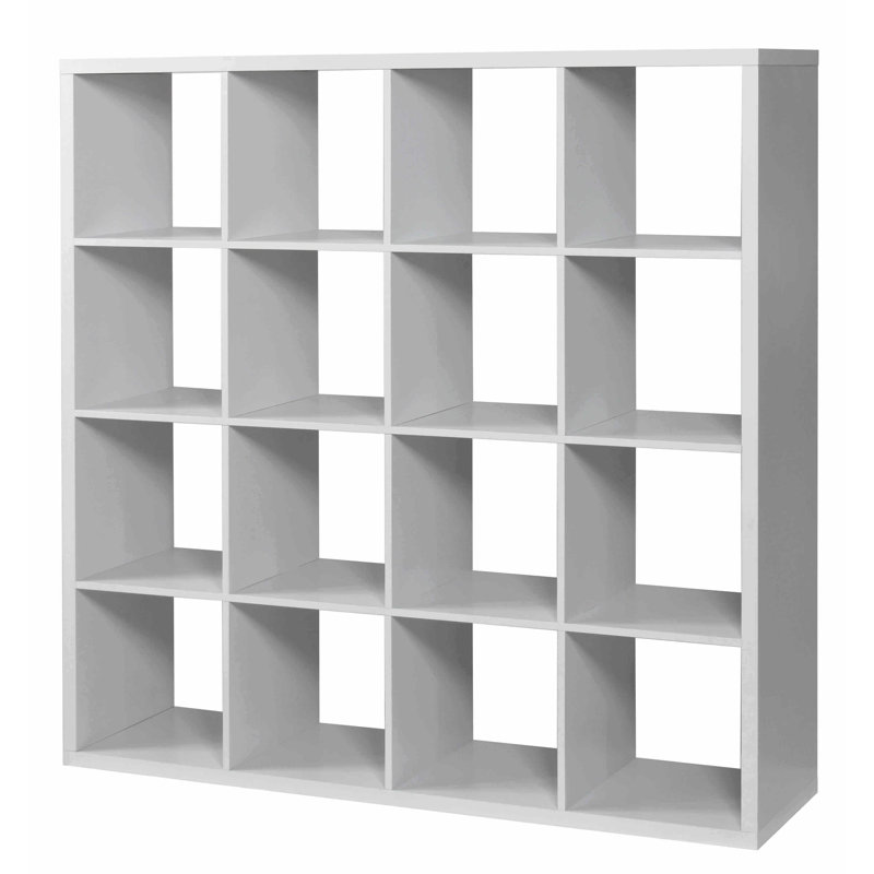 Parunag Cube Plus 16 Storage Shelving Unit, White