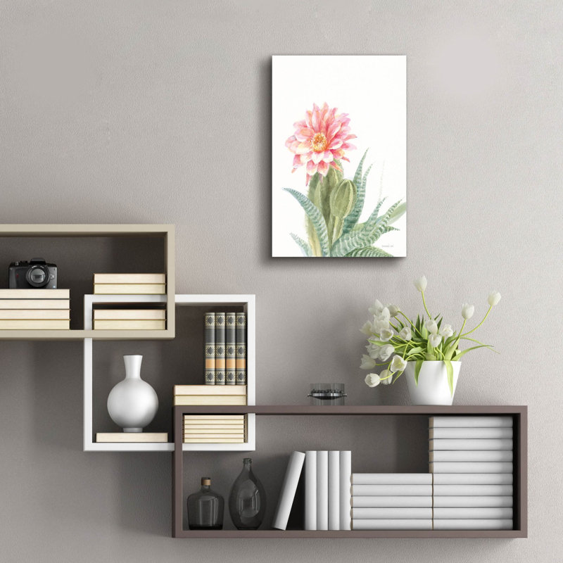  «Pastel Desert 2» par Danhui Nai, art mural en verre acrylique, 16 po x 24 po