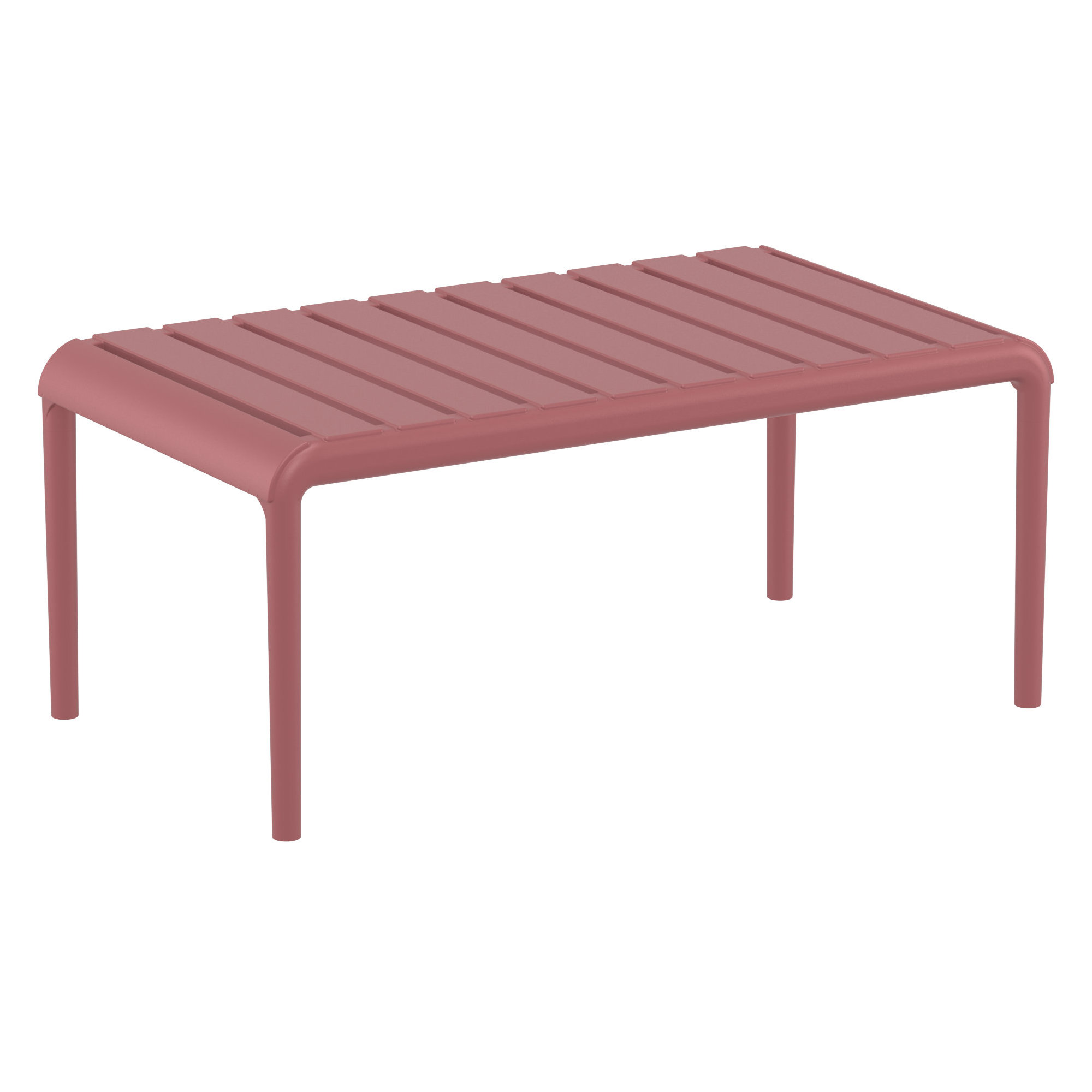 Paris 35'' Outdoor Coffee Table, Marsala