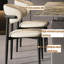 Table et chaise haut de gamme moderne et rectangulaire simple-109245728