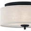Plafonnier encastré noir mat 3 lumières Blanche-263963790