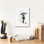 «Geisha» par Pechane, art mural sur toile, 18 po x 26 po