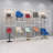 Vredenburgh Adjustable Shelf Light Grey