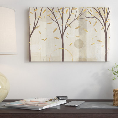 Veronique Charron Golden Watercolor Forest I by Veronique Charron - Wrapped Canvas Gallery-Wrapped Canvas Giclée