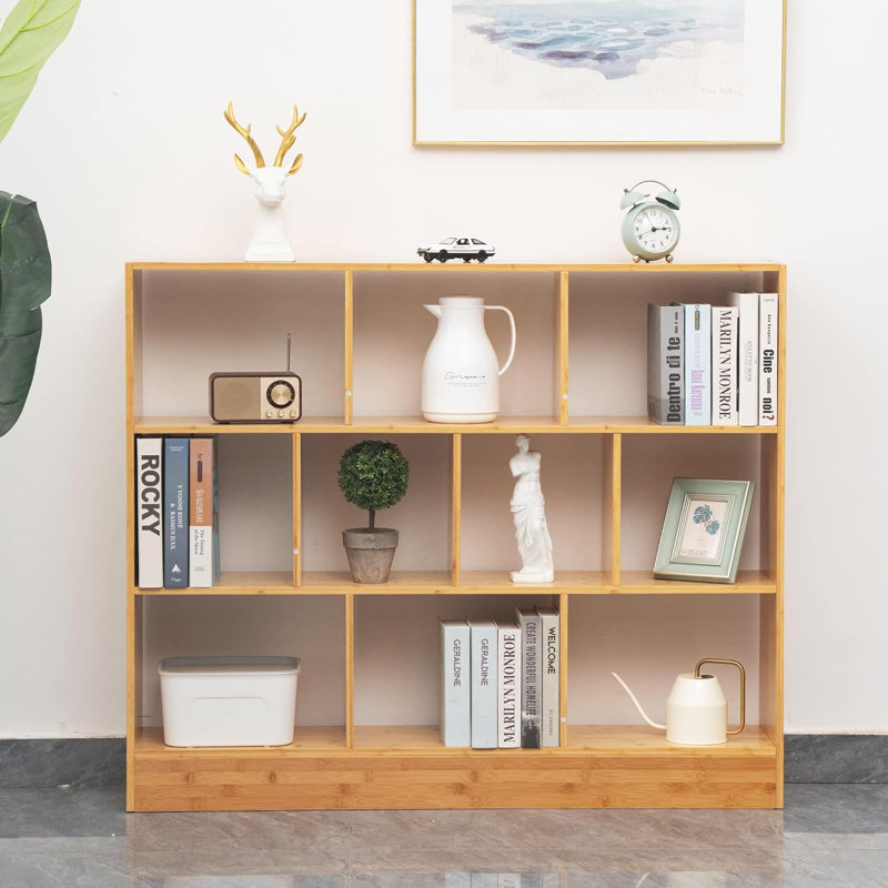 10 Cube Bookshelf With Base 3 Tier Open Shelf Bookcases
