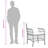  Garden Dining Set Black, Cream White-476275861-476275863