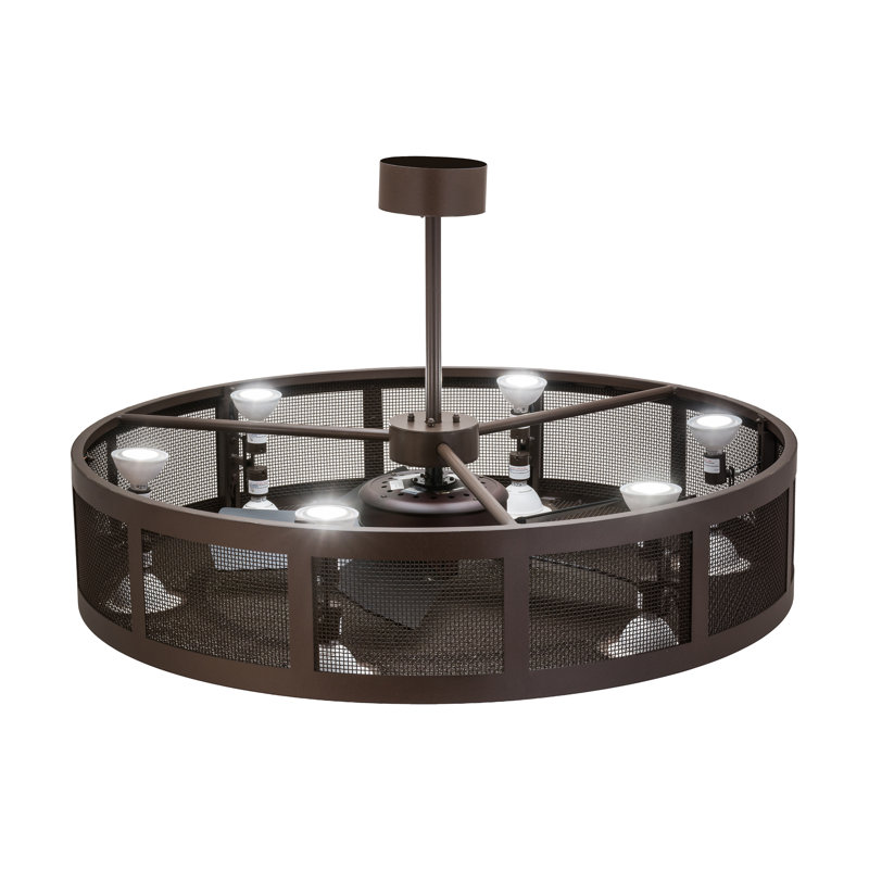 L 48 po Paloma Golpe Chandel-Air, H 10,5 po x l 48 po x P 48 po, Noir café