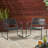 Chair: Matte Black Iron, Making Backyard & Patio More Appealing, 25.2 In. Height, 13.41 Lb Delightful In 23.85 Depth,