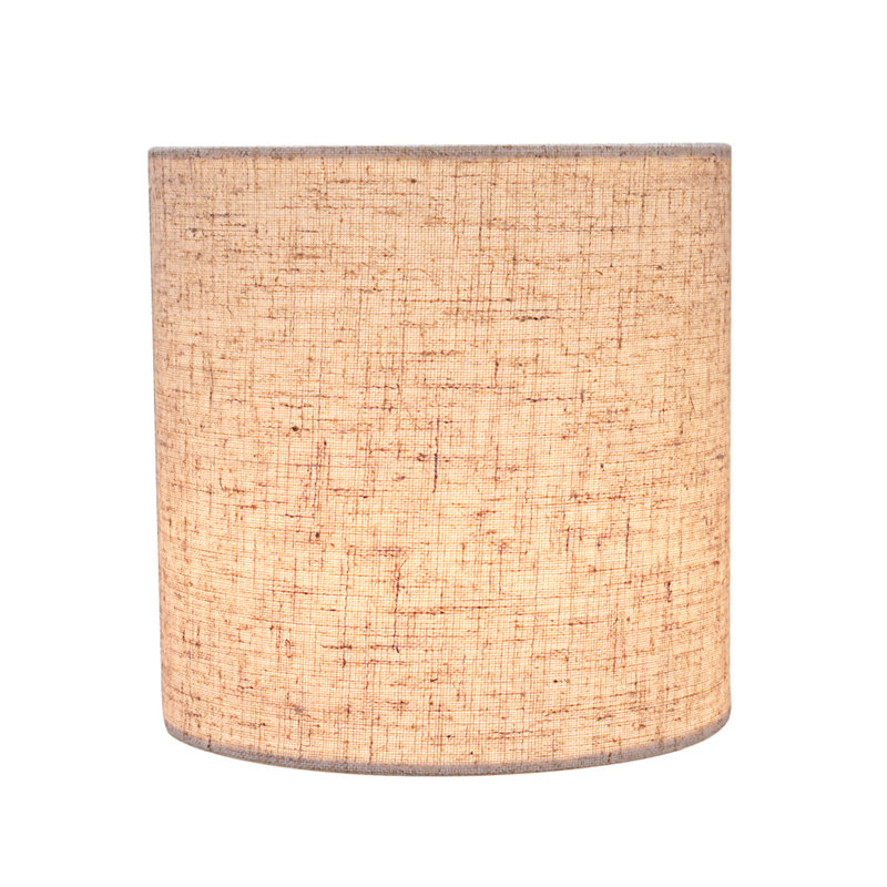 Abat-jour de candélabre en lin (à pince) beige H 5 po x l 5 po Kellam
