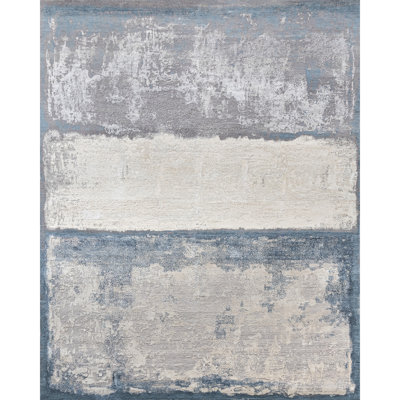 Tapis rectangulaire noué à la main