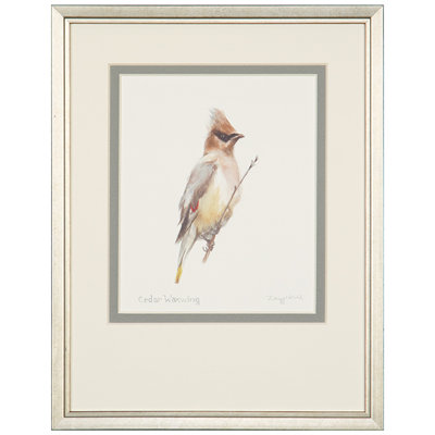 Cedar Waxing Print
