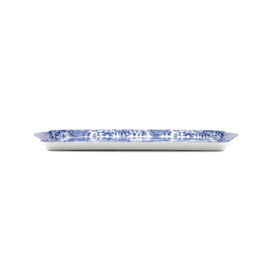 Pimpernel Blue Italian Melamine Sandwich Tray 15.1 X6.5"