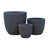 3-Piece Round Concrete Indoor/Outdoor Pot Planter Set-1031698975-1031698972