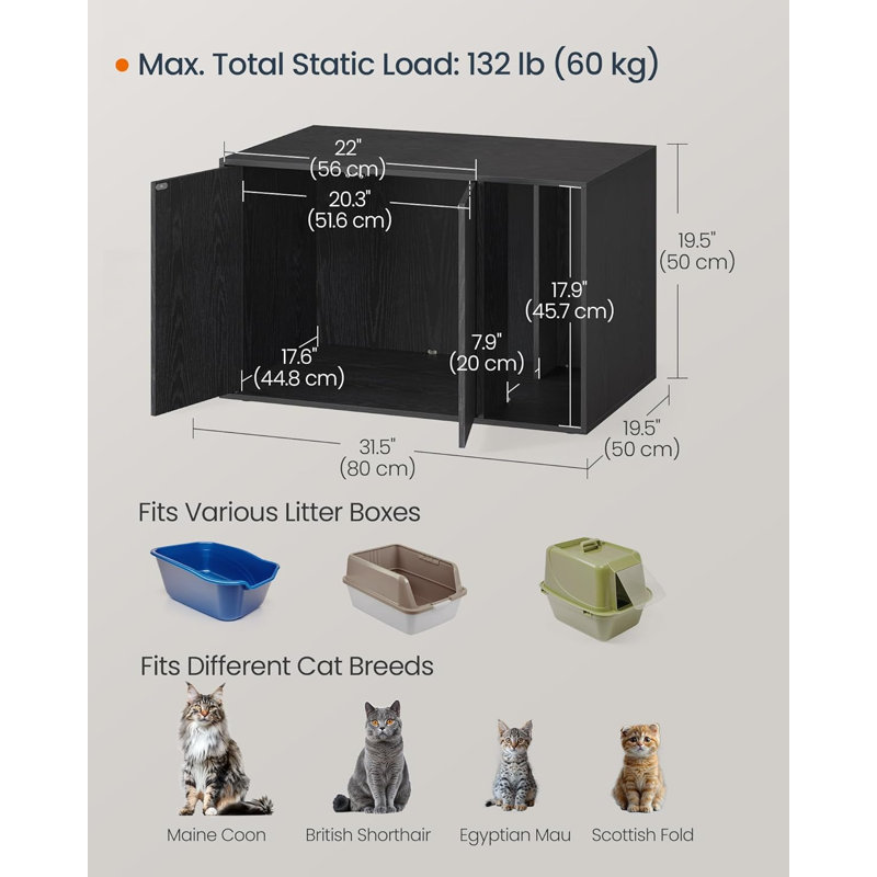 Particleboard Litter Box