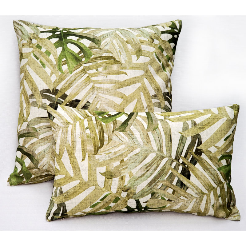 Coussin Pattaya mauve 20 x 20, Vert