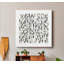 Impression sur toile tendue « Mixed signaux IX »-1848554319