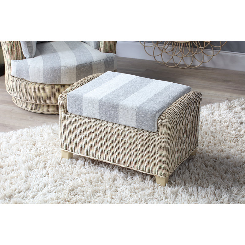 Brandle 70cm Wide Rectangle No Pattern Footstool Ottoman