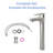 Single Handle Tall Faucet Stainless Steel Modern Bath Solution