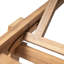 Ensemble de chaise longue en corde d'acacia inclinable réglable
