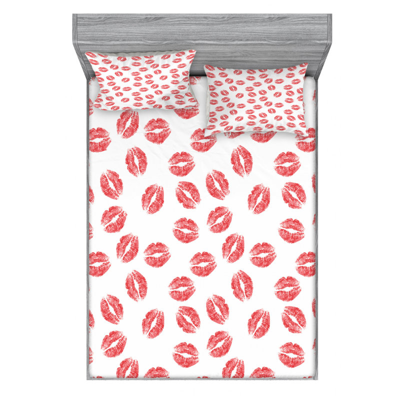 Microfiber Sheet Set, Queen Sheet Set with Fitted Sheet
