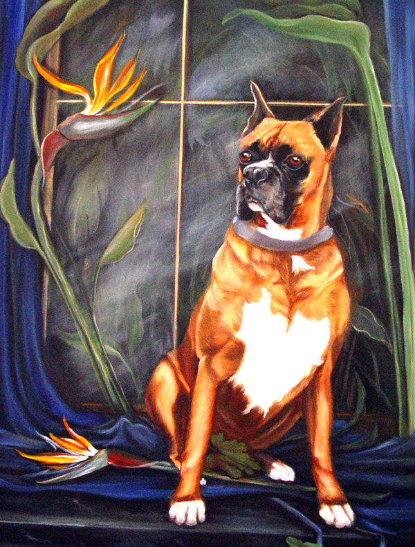Drapeau de jardin à 2 côtés boxer