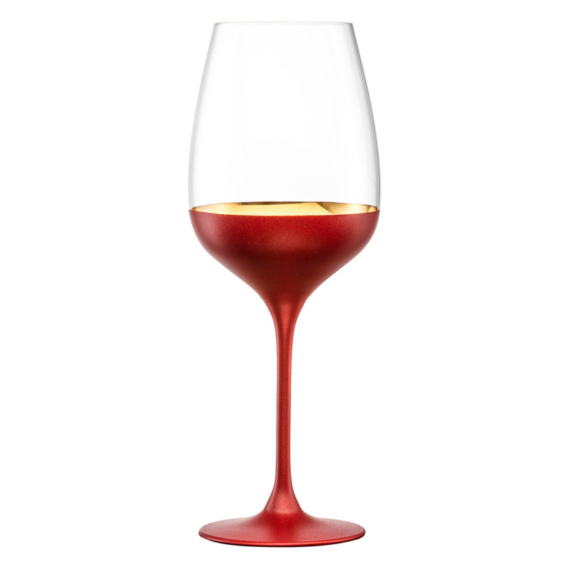 Oro Bordeaux 2.25 oz. Crystal Red Wine Glass, Red