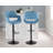 Arabelle Swivel Upholstered Adjustable Height Counter Stool with Metal Frame-87470735-87470736