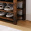 Banc à chaussures avec compartiments de rangement-1670444940