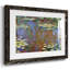 Nymphéas, 1906 - Impression encadrée rustique avec tableau mat-1166034470-1166034469