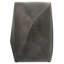 Table de bout contemporaine en fonte d'aluminium graphite l 14 po Danner
