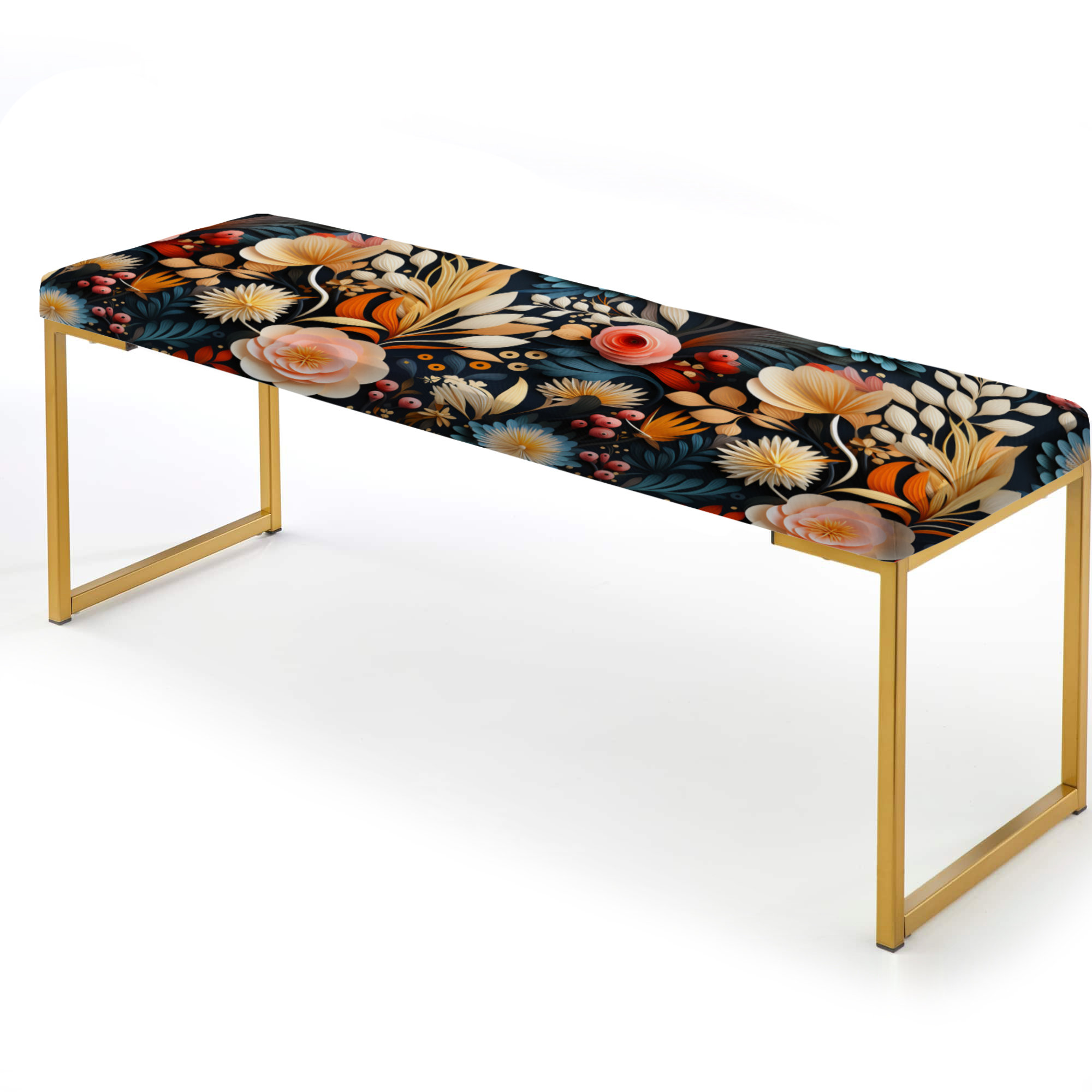 Design Art Pink And Blue Modern Floral Fusion Dreams - Floral ...