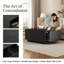 Table basse 33,2 "carrée en MDF avec 4 tiroirs-970225935