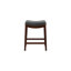 Tabouret de comptoir en bois sans dossier de 26 po de hauteur avec siège selle LeatherSoft Alice-24678988-45047127