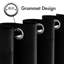 Heavy Velvet Curtains with Eyelet Rings – Thermal Insulated Drapes-1445720228-1445720232