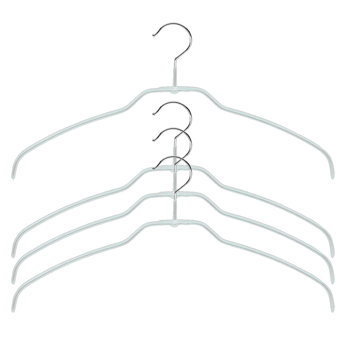 Metal Standard Hanger for Dress/Shirt/Sweater (Set of 4) Mawa